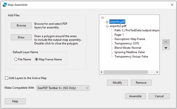 The Map Assembler box