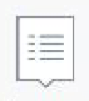 An icon of a comment box